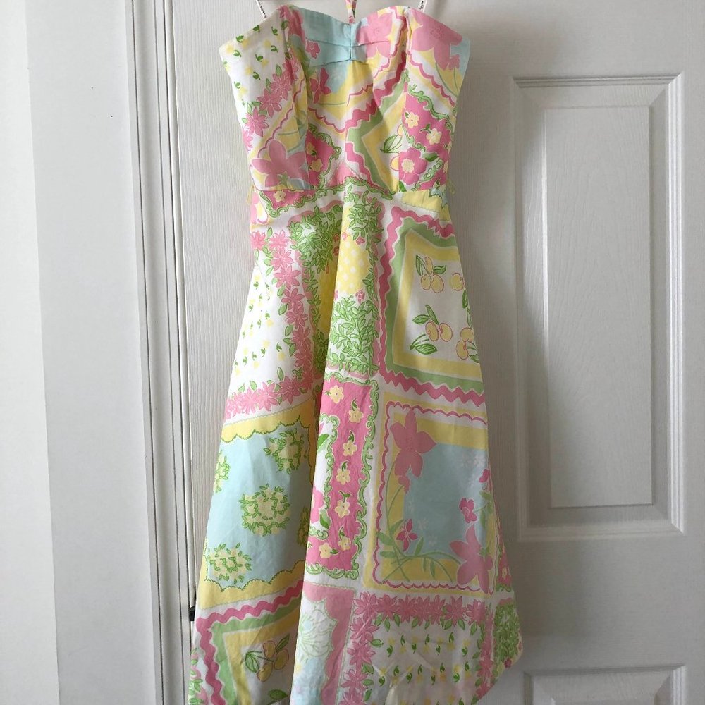 Lilly Pulitzer Pastel Patchwork Dress